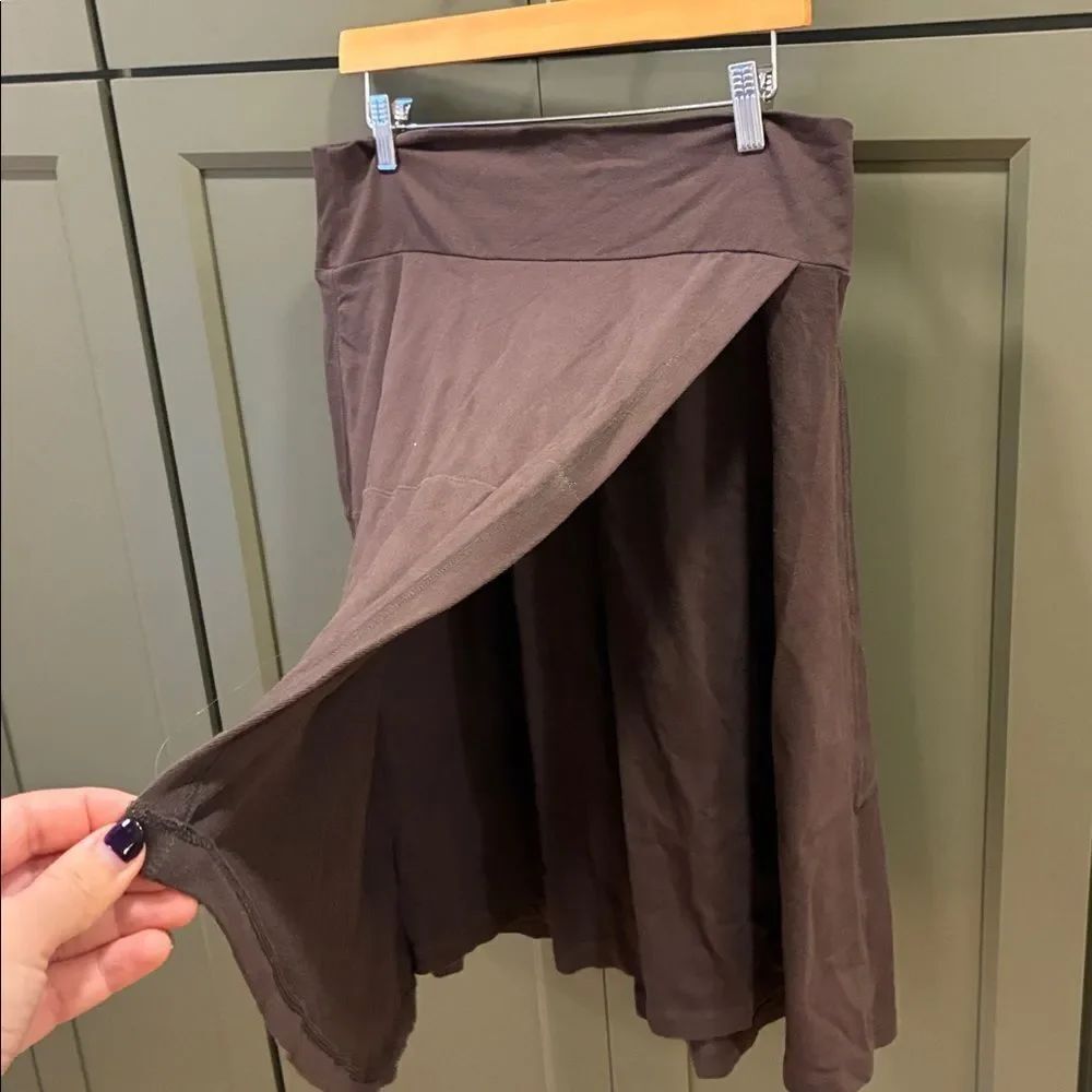 Athleta A-Line Skirt in Rich Brown